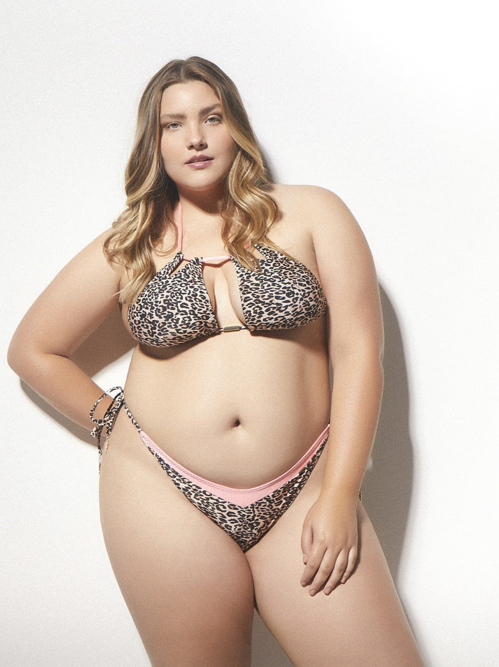 TREND RIPPLE - Hype swimwear Bikini Bottom Marion Electric Leopard Curves