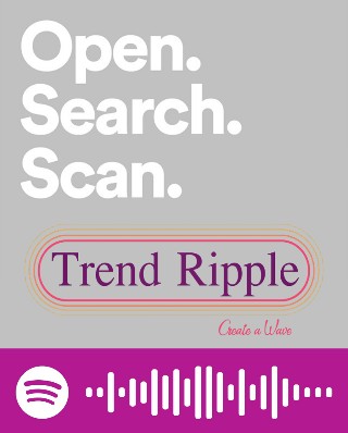 Trend Ripple's Spotify public playlist QR Code