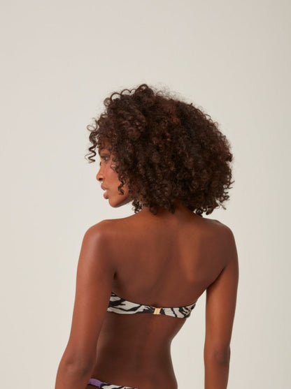 Trend Ripple  Hype Beachwear_brazilian made bandeau Zebra Print