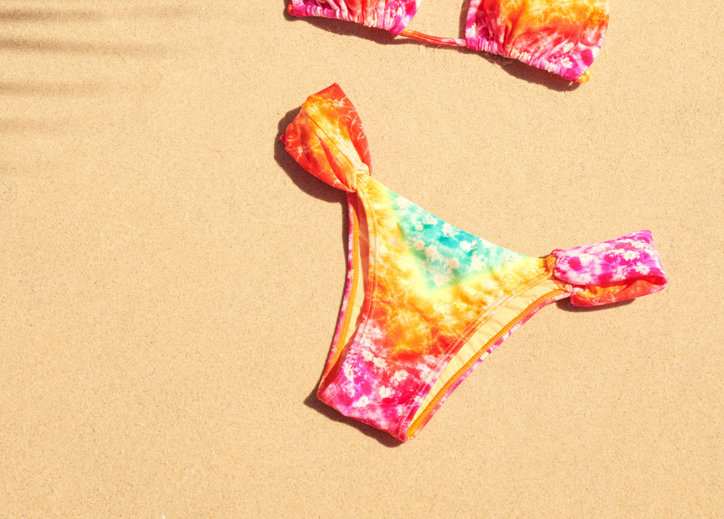 Trend Ripple Beachwear - Agua Doce Praia Hipster Bikini Bottom Orange Summer