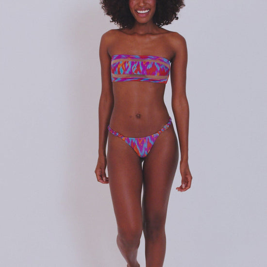 Trend Ripple Bathers_Hype Beachwear _Brazilian Bikini Bottom Alba Ikat