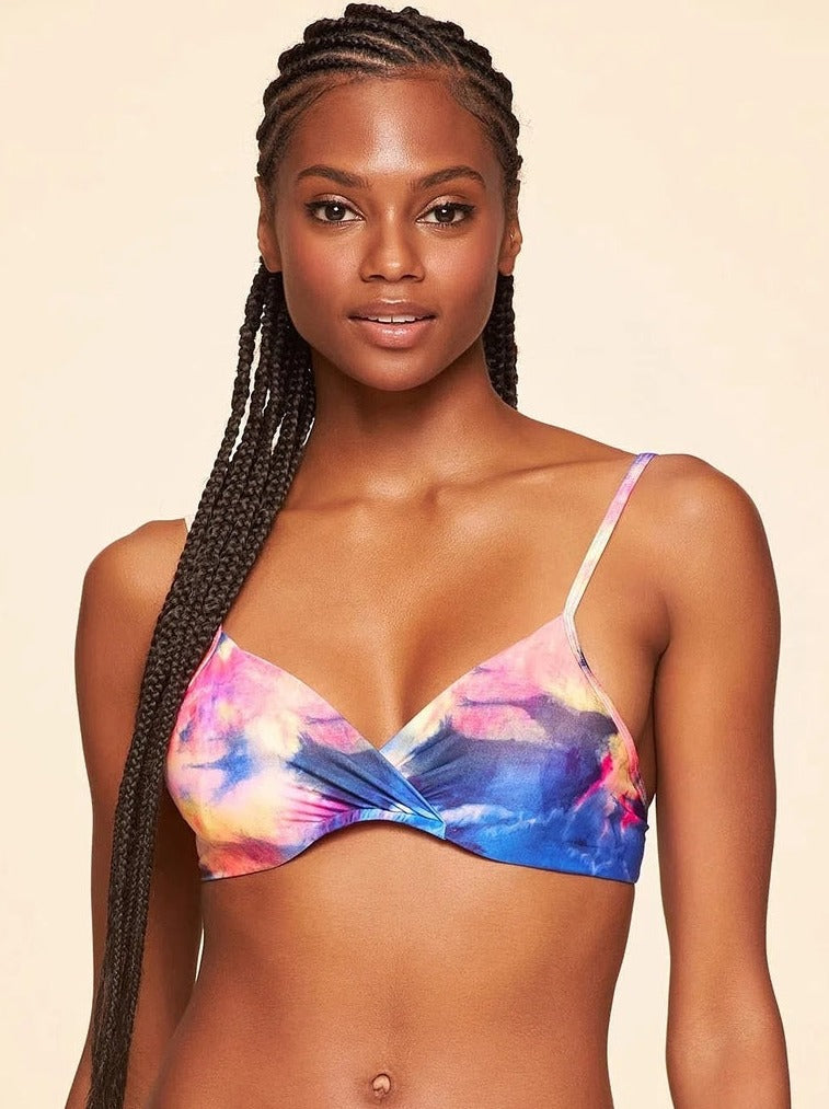 Trend Ripple Swimwear Cia.Maritima Underwire Bikini Top Tie-Dye Mare