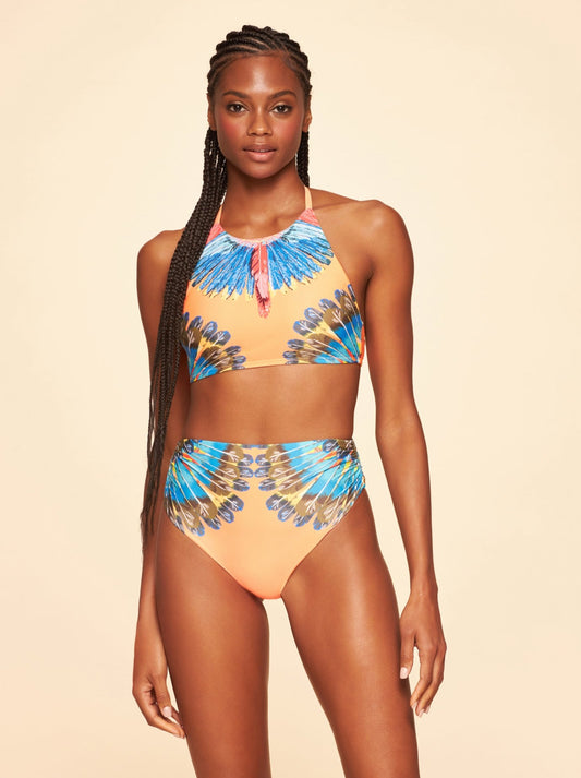 Trend Ripple Swimwear - Cia.Maritima Crop Bikini Top Tropical