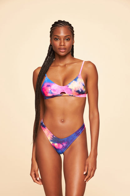 Trend Ripple Swimwear Cia.Maritima Bralette Bikini Top Tie-Dye Mare