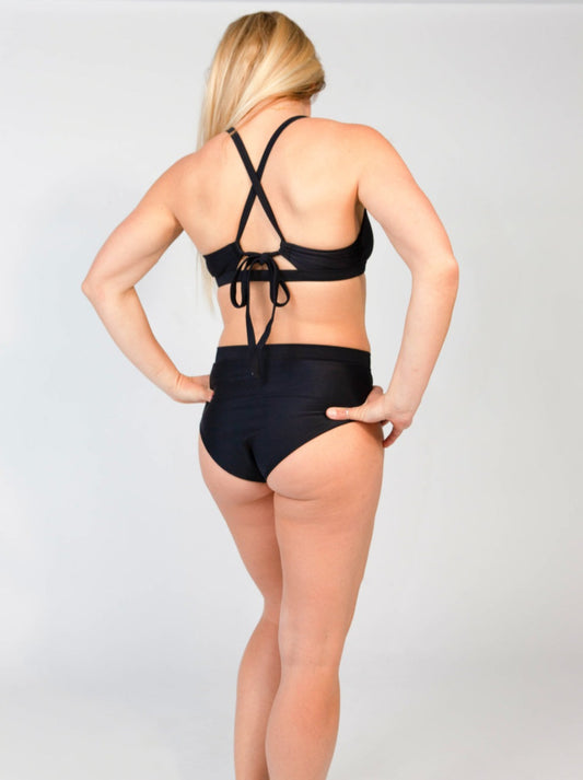 Trend Ripple- Virago Active swimwear an sportswear High Waisted Bikini Bottom The Ultimate Surf Bottom