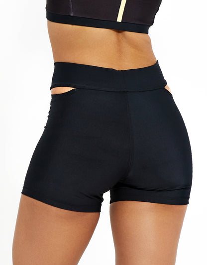 Trend Ripple Legbox active wear- Vetor Cut Out Shorts