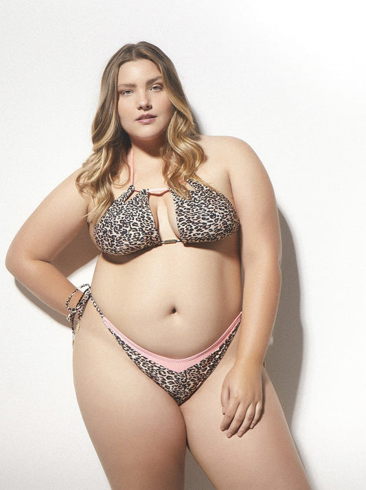 TREND RIPPLE - Hype swimwear Bikini Bottom Marion Electric Leopard Curves